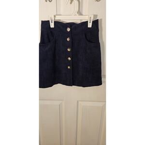 Ally B Girls Skirt Corduroy Button Up With Side Pockets